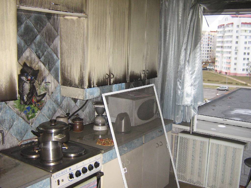 Пожар в квартире на улице М.Горького