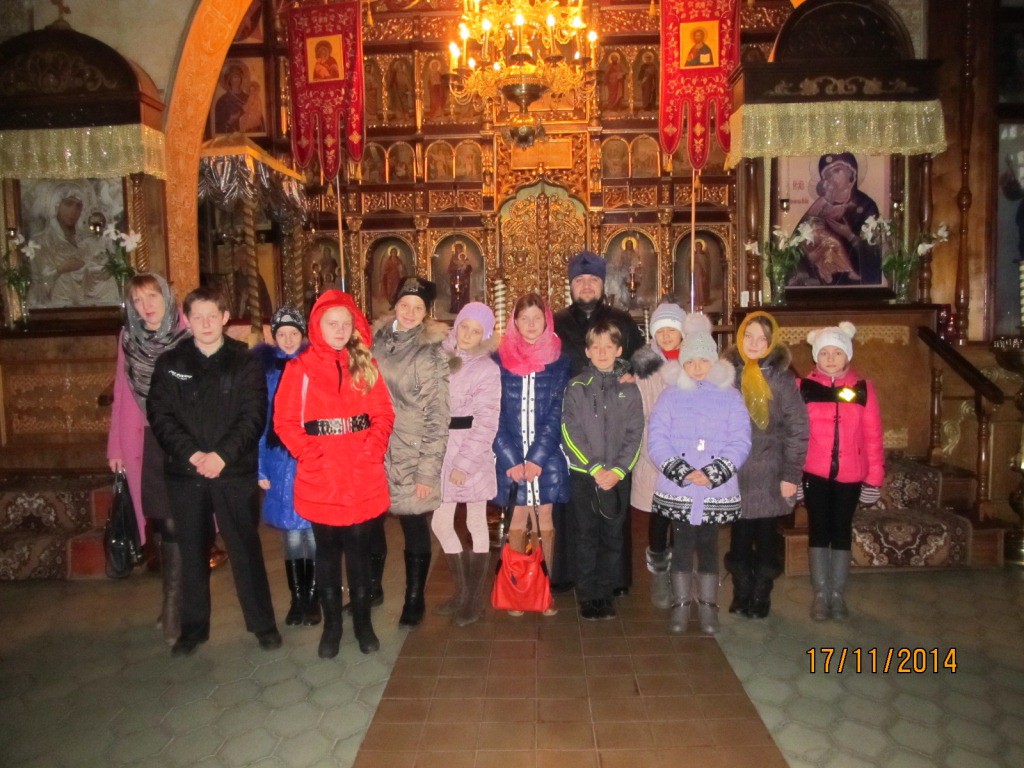 Школьники в гостях у Николо-Софийского храма