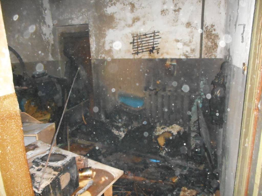 Пожар в деревне Ковали. Погиб мужчина