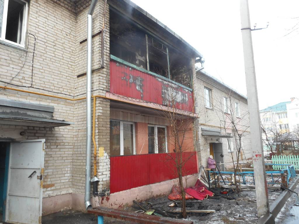 О пожаре в квартире в Бобруйском районе
