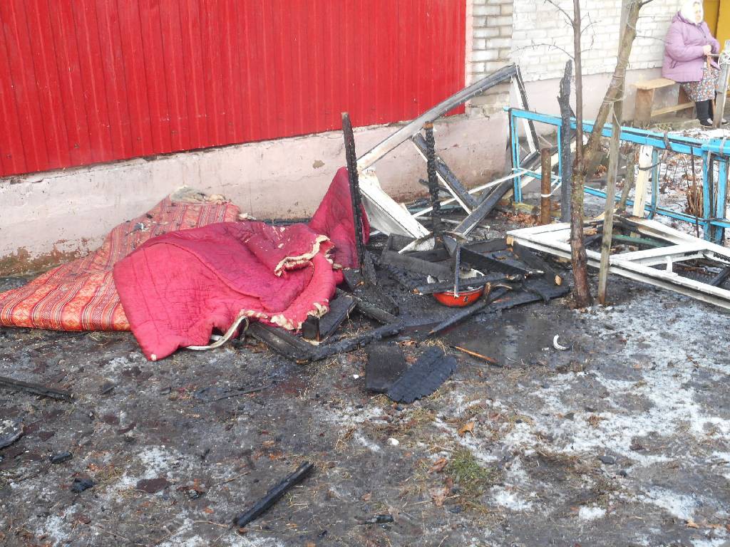 О пожаре в квартире в Бобруйском районе
