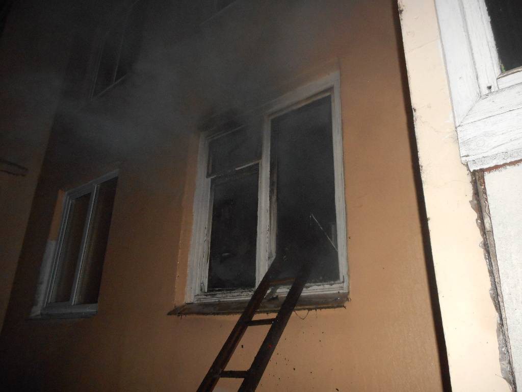 Пожар на  улице Ульяновская.