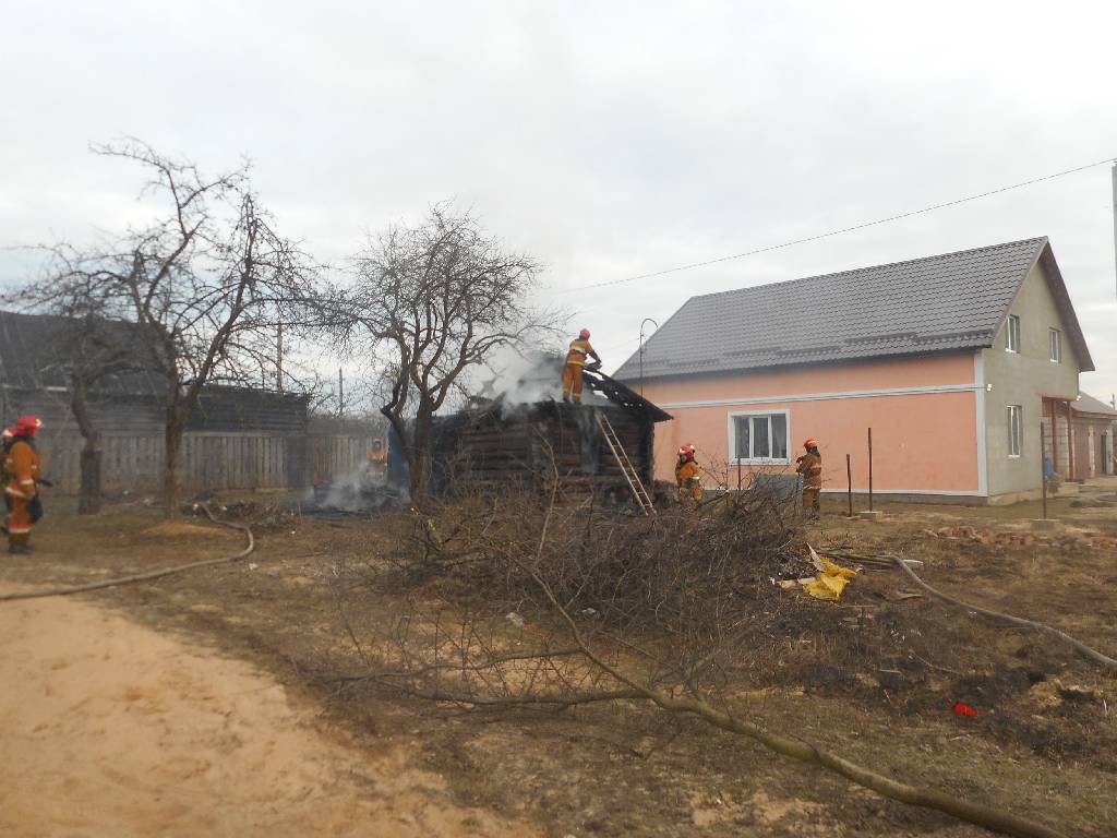 Пожар на улице Кирова.