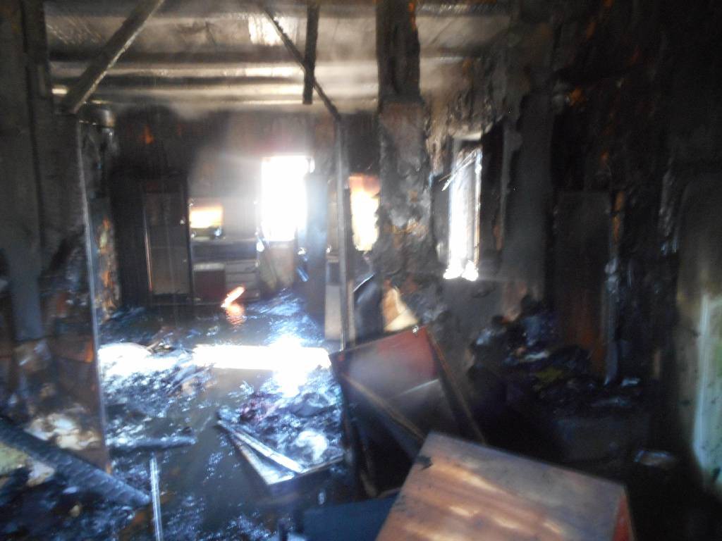 Пожар на 1-м переулке Рогачевском.