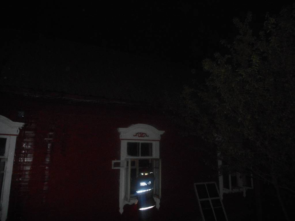 По улице Пушкина в Бобруйске горел дом