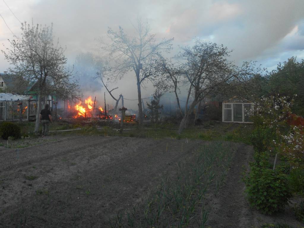 Пожар в садовом товариществе «Мегавольт».