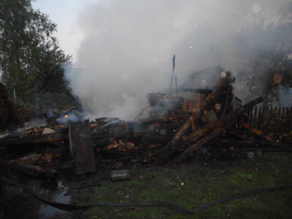 Пожар в деревне Звезда Бобруйского района