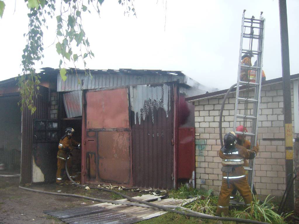 Пожар на переулке Котовского.