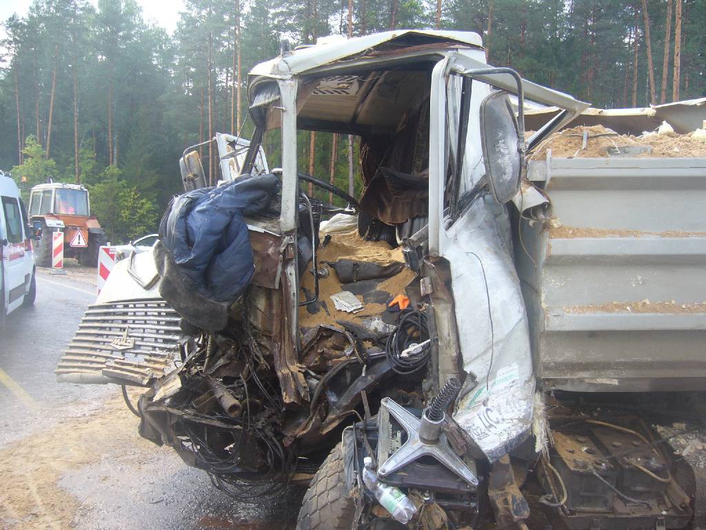 Дорожно-транспортное происшествие возле деревни Сычково