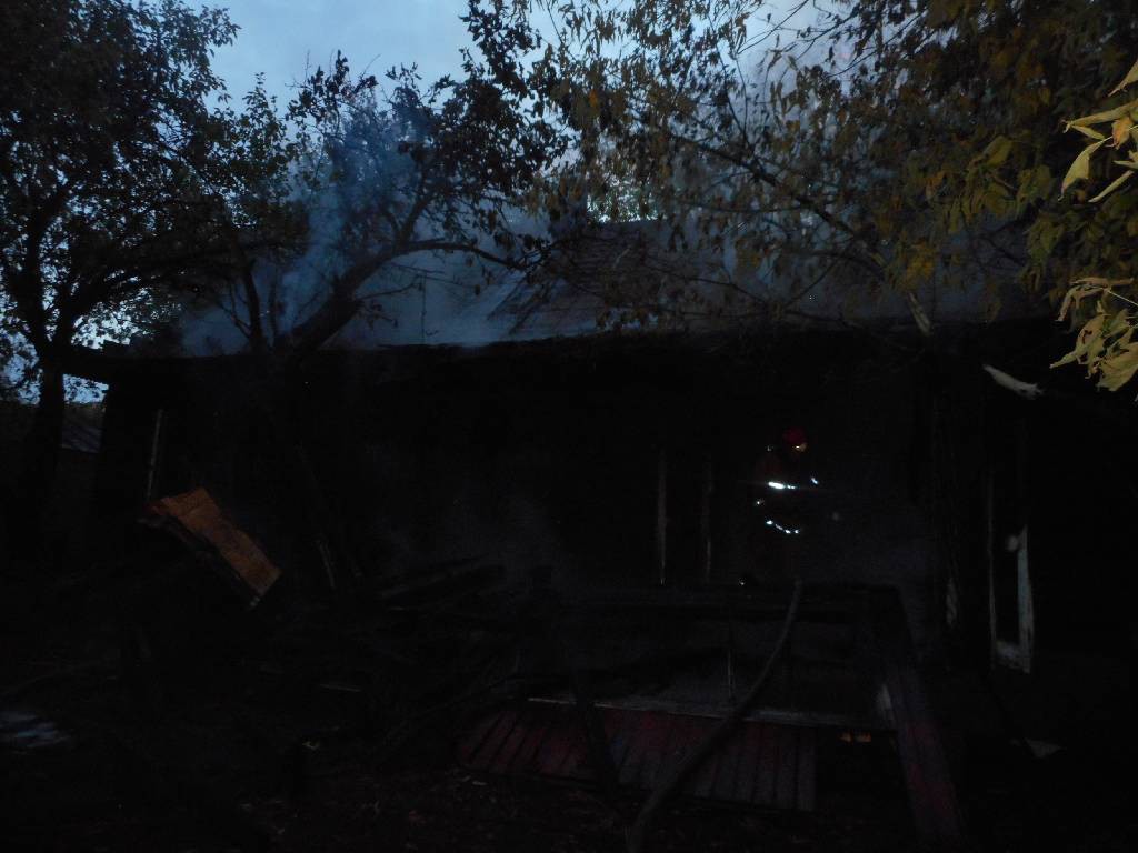 Пожар на переулке Заводском.