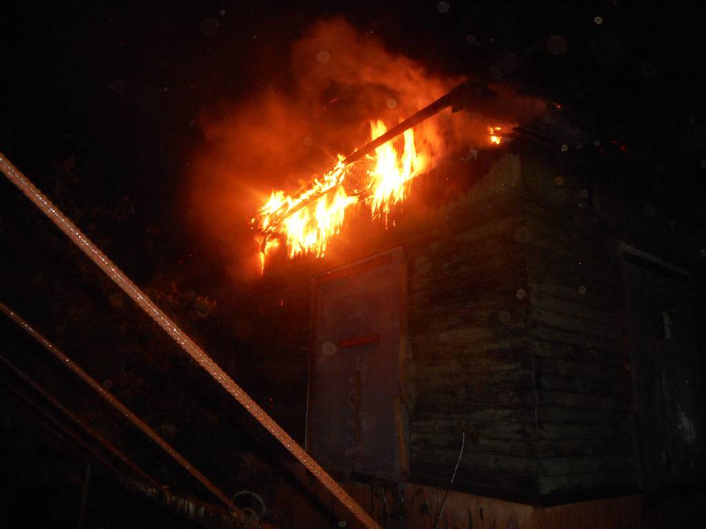 Пожар в переулке Подгорном.