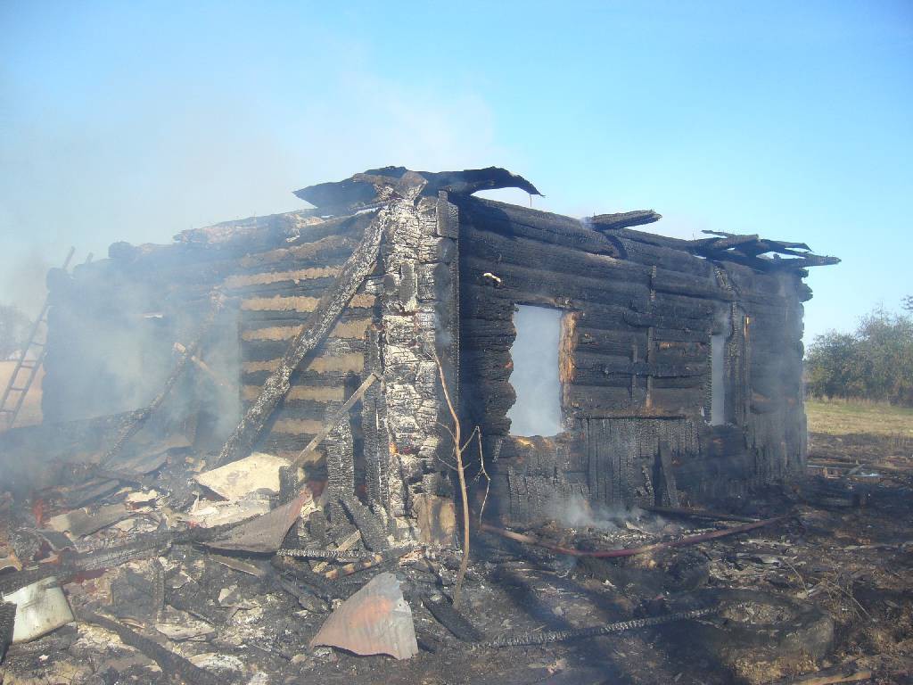 Пожар в деревне Турки.