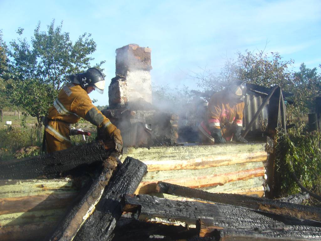 12 октября 2015 года в 15 ч. 16 мин. поступило сообщение о пожаре бани, расположенной в деревне Данилов Мост Воротынского сельсовета Бобруйкого района.