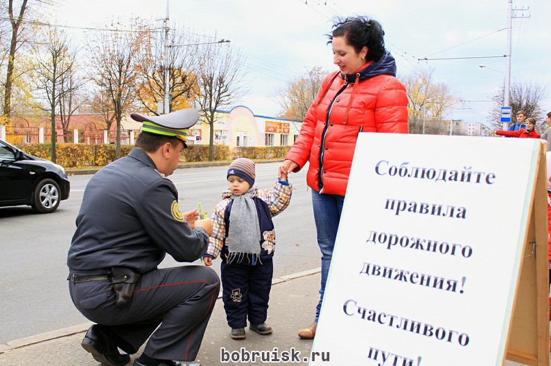 В Бобруйске проходит «Комплекс мероприятий по предупреждению ДТП с участием пешеходов и других незащищенных участников дорожного движения».