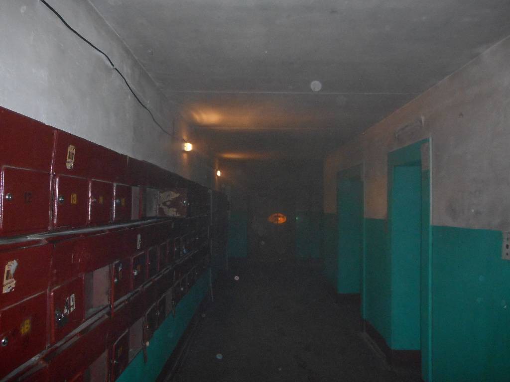 Пожар в подсобном помещении на улице Ульяновская