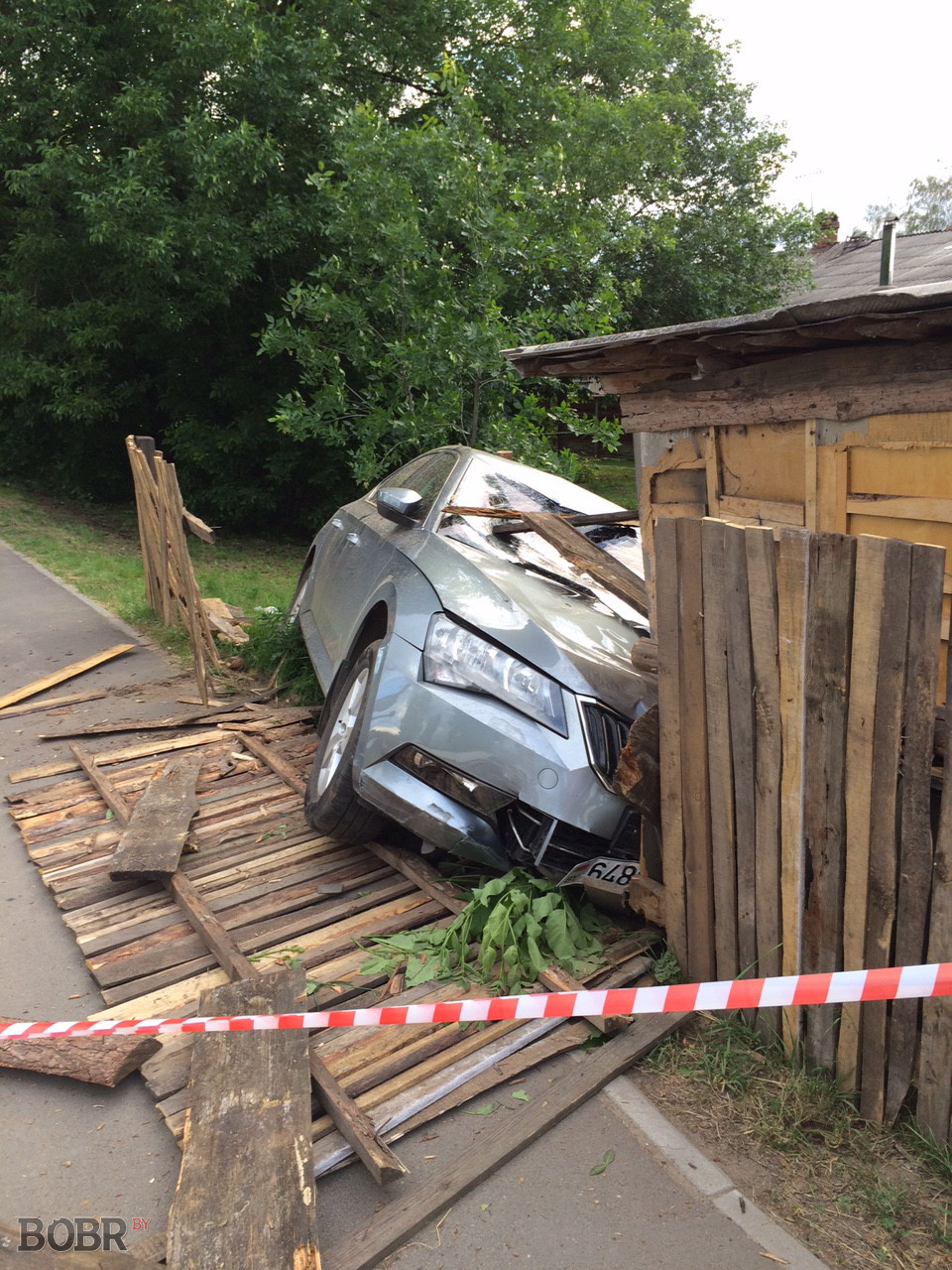 В Бобруйске на улице Ванцетти произошла авария
