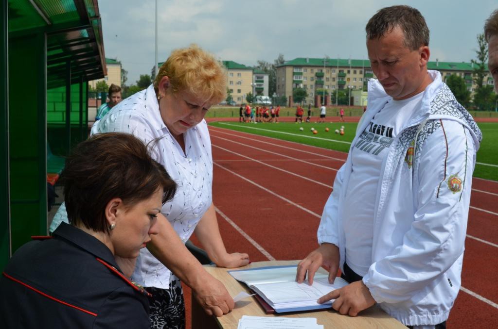 В Бобруйске проводятся вступительные испытания для поступления в лицей Министерства внутренних дел.
