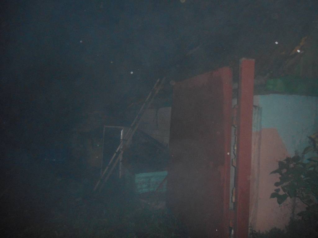 Пожар в деревне Подъясенка.