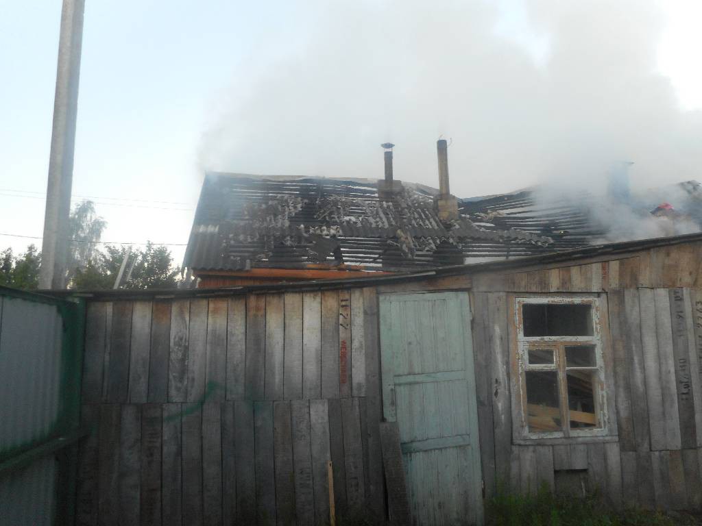 Пожар на улице Кирова.