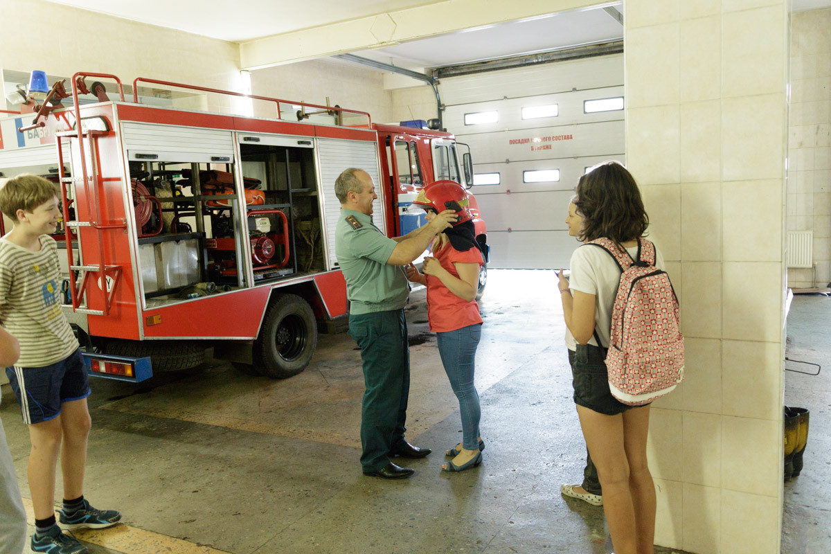 Экскурсия в Пожарную аварийно – спасательную часть №1