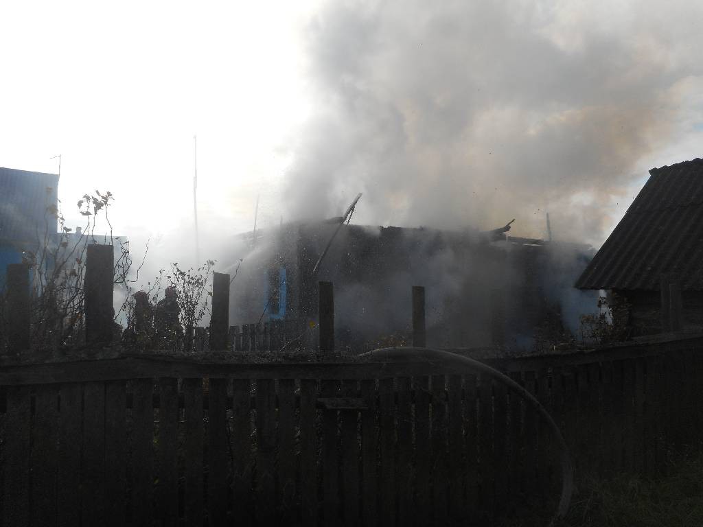 В деревне Орсичи горела дача.