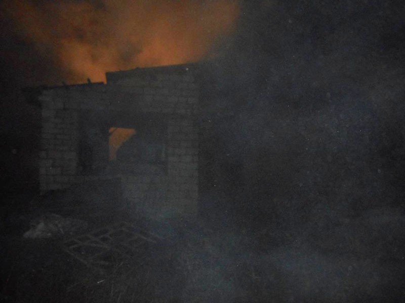 Пожар в деревне Химы.
