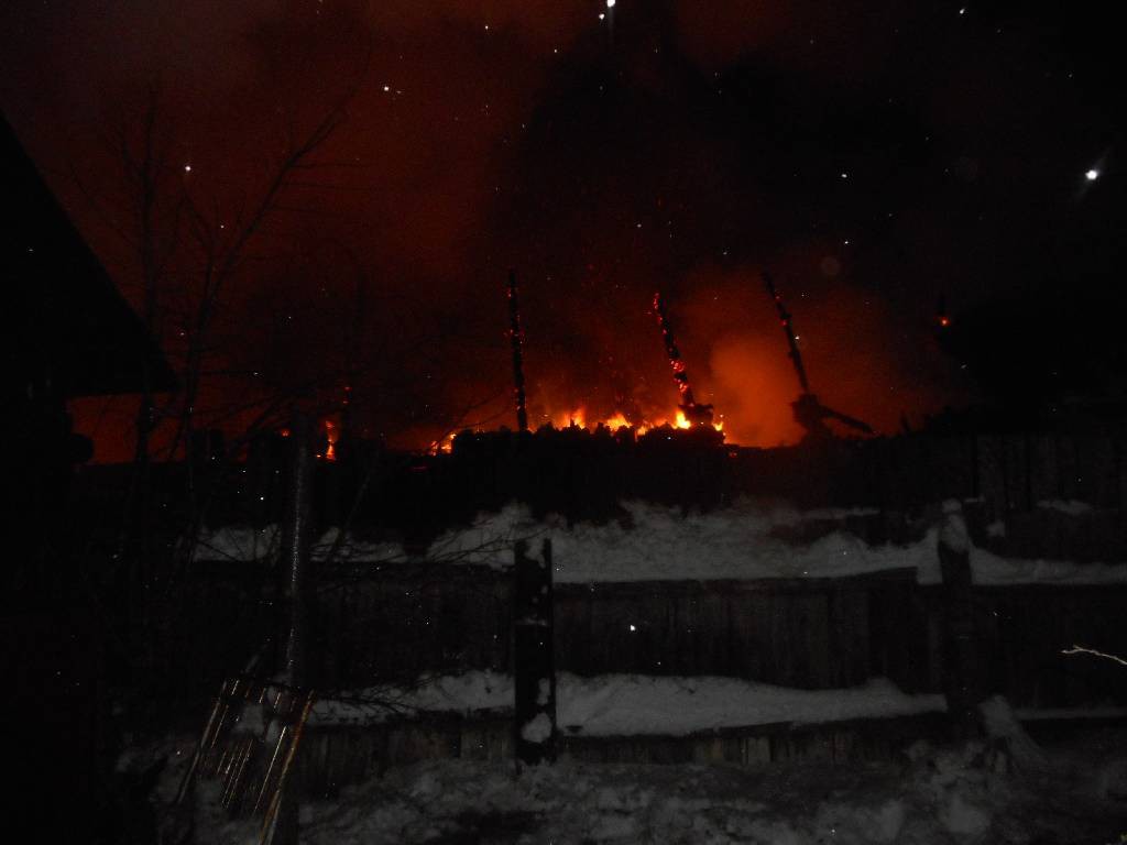В деревне Кончаны горел дачный дом.