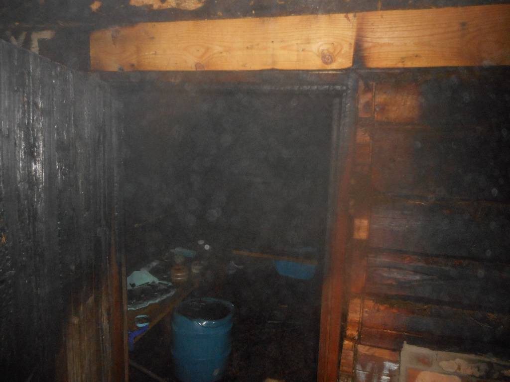 21 января 2017 поздно вечером поступило сообщение о пожаре в строении бани в деревне Слобода Бобруйского района.