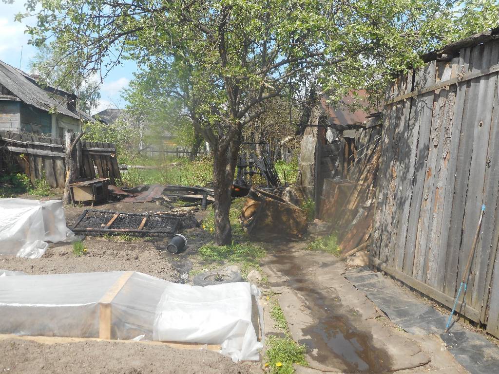 16 мая 2017 года, поступило сообщение о загорании хозяйственной постройки на территории частного домовладения расположенного в городе Бобруйске по 1-му переулку Гоголя.