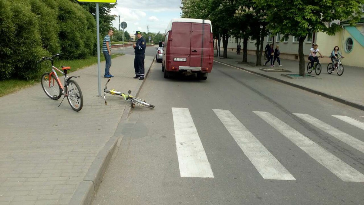 На дорогах Бобруйска травмирован малолетний велосипедист