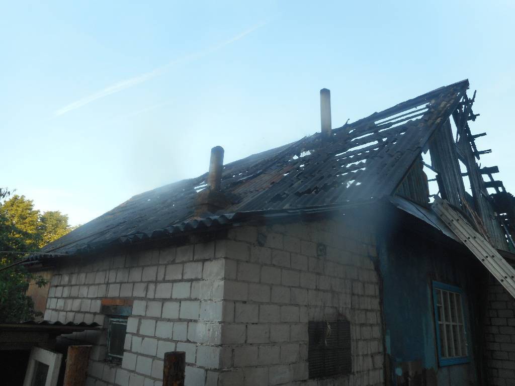 Вечером 28 мая 2017 года поступило сообщение о пожаре двухквартирного жилого дома расположенного по улице Ермака в г. Бобруйске.
