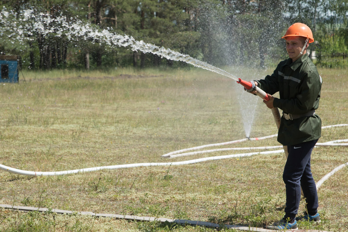 23 июня 2017 года на территории УО «Бобруйский государственный профессиональный лицей №13» состоялись соревнования добровольных пожарных дружин.