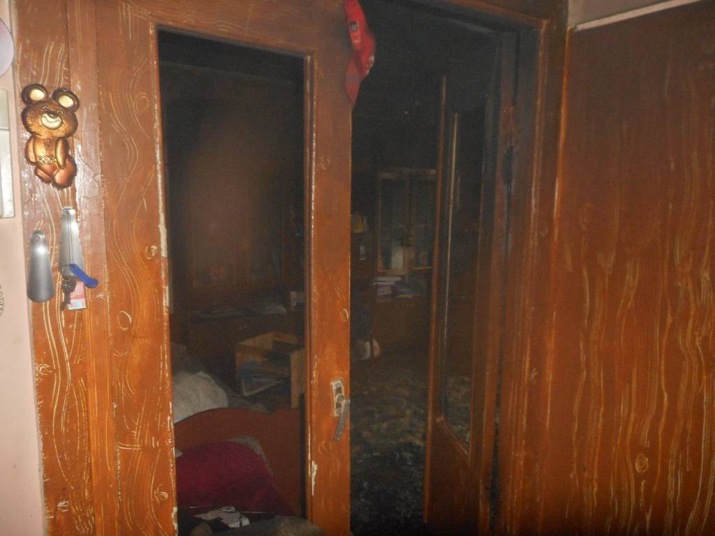 Утром 2 июля 2017 года поступило сообщение о пожаре в одной из квартир многоквартирного жилого дома по улице Октябрьской в Бобруйске.