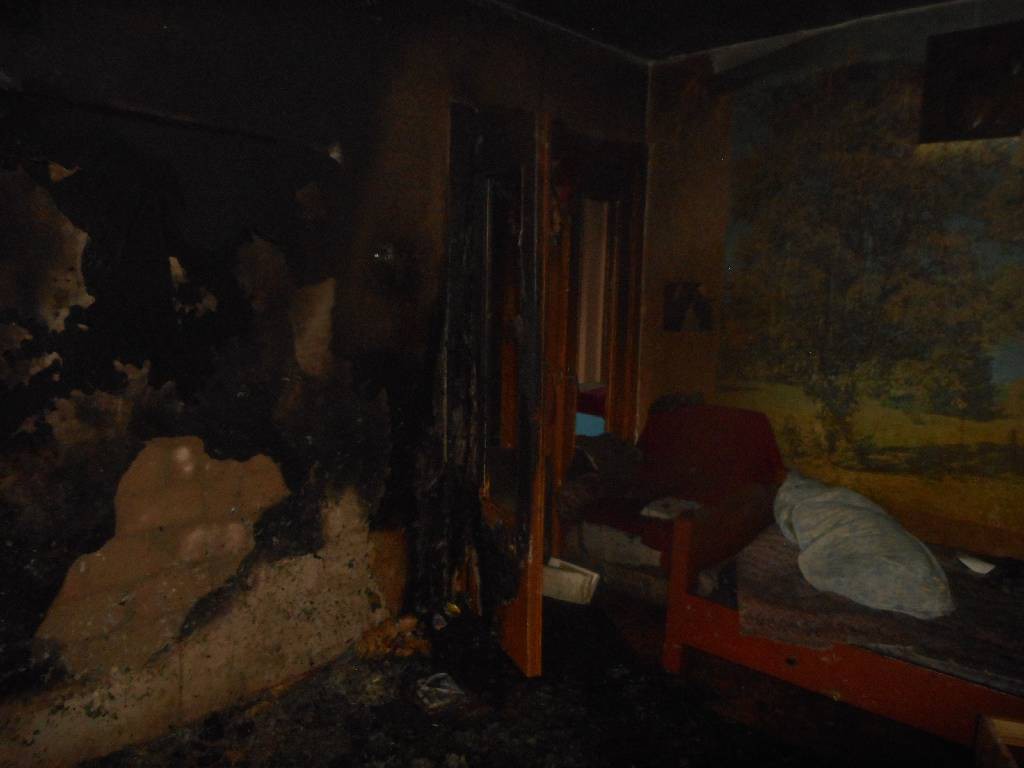 Утром 2 июля 2017 года поступило сообщение о пожаре в одной из квартир многоквартирного жилого дома по улице Октябрьской в Бобруйске.
