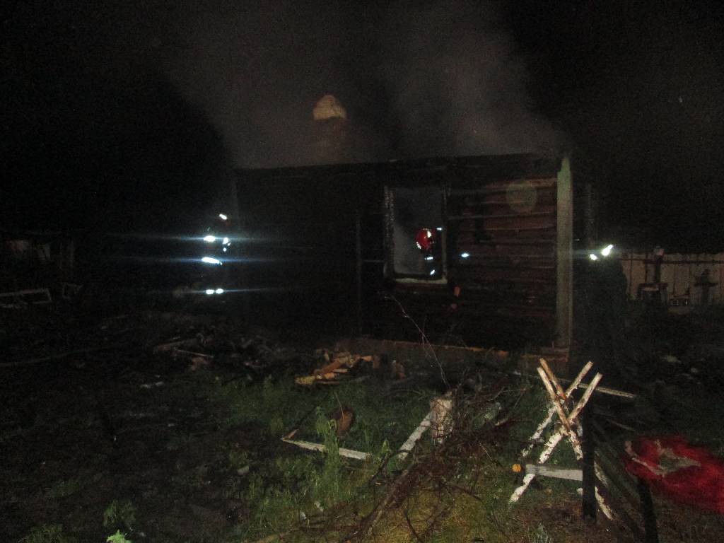 Ночью с 11 на 12 июля 2017 года поступило сообщение о пожаре в дачном доме на территории садового товарищества «Машиностроитель» Сычковского с/с.
