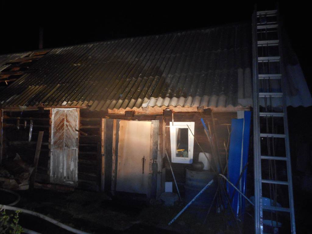 Вечером 22 сентября 2017 года поступило сообщение о загорании бани на территории частного домовладения расположенного по улице Курчатово в г. Бобруйске.