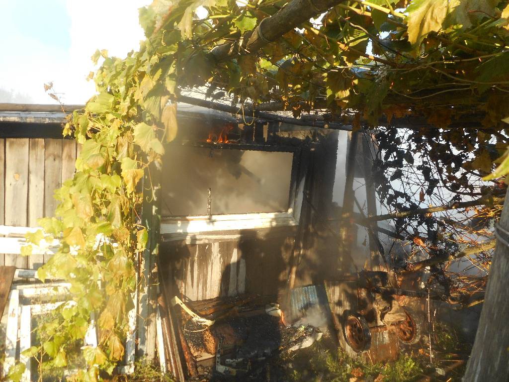 Утром 29 сентября поступило сообщение о пожаре дачного дома расположенного в садовом товариществе «Журавушка» д. Прогресс, Горбацевичского с/с Бобруйского района.