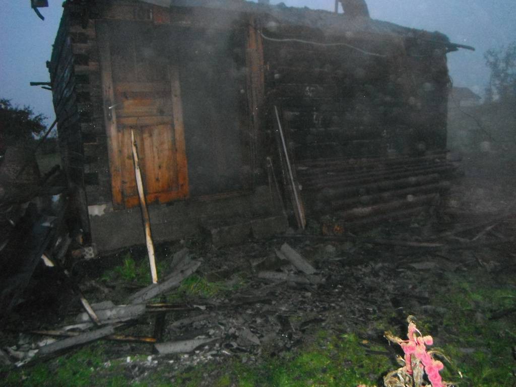 Рано утром 07 октября 2017 года поступило сообщение о загорании бани расположенной на территории домовладения в д. Емельянов Мост, Горбацевичского с/с Бобруйского района.