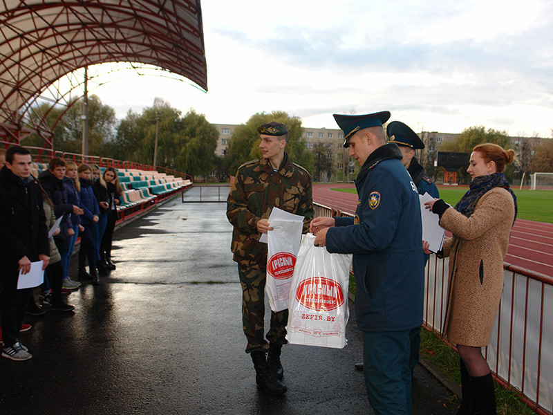 В минувшую пятницу 27 октября на стадионе «Спартак» прошел первый этап спортивно-оздоровительного турнира «Вместе – за безопасность».