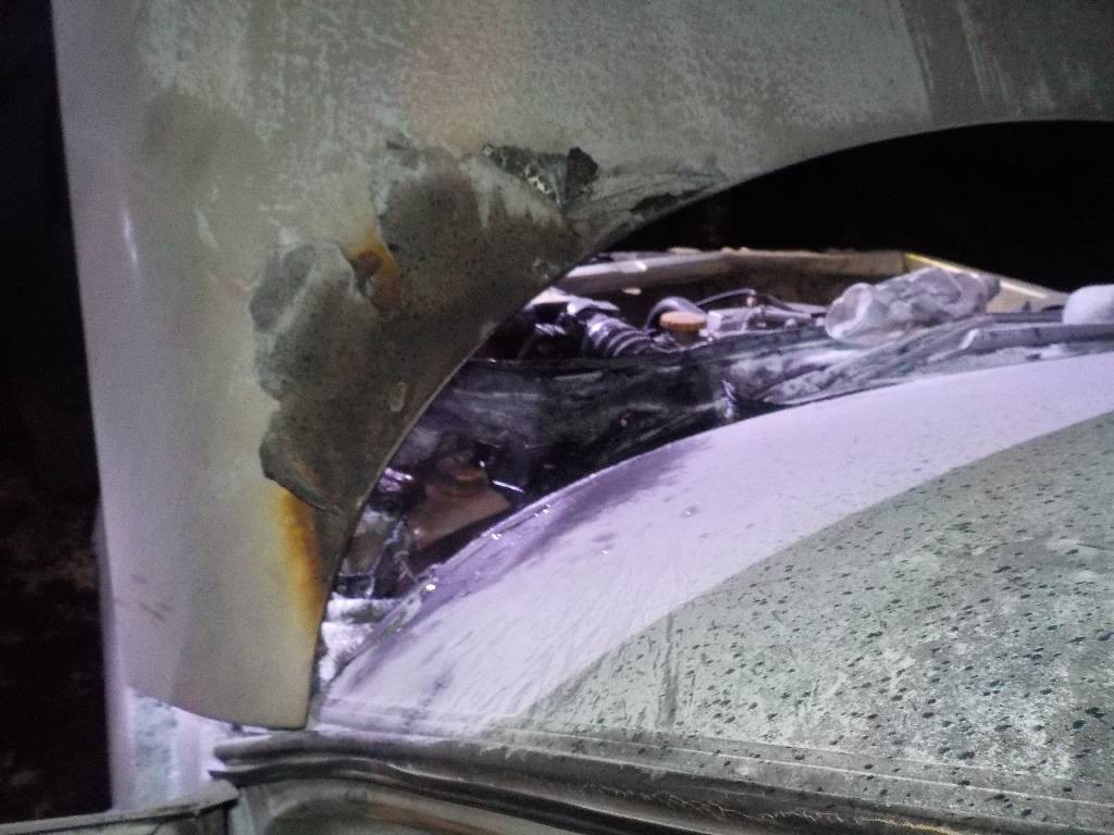 Вечером 1 января 2018 года поступило сообщение о загорании легкового автомобиля на бульваре Приберезинском в г. Бобруйске.