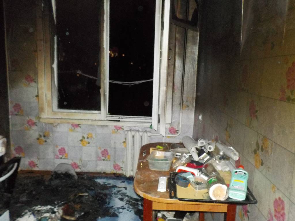 Ближе к вечеру 10 января от хозяина квартиры по ул. Ульяновской поступил звонок бобруйским спасателям с тревожным возгласом «Горит моя квартира…».