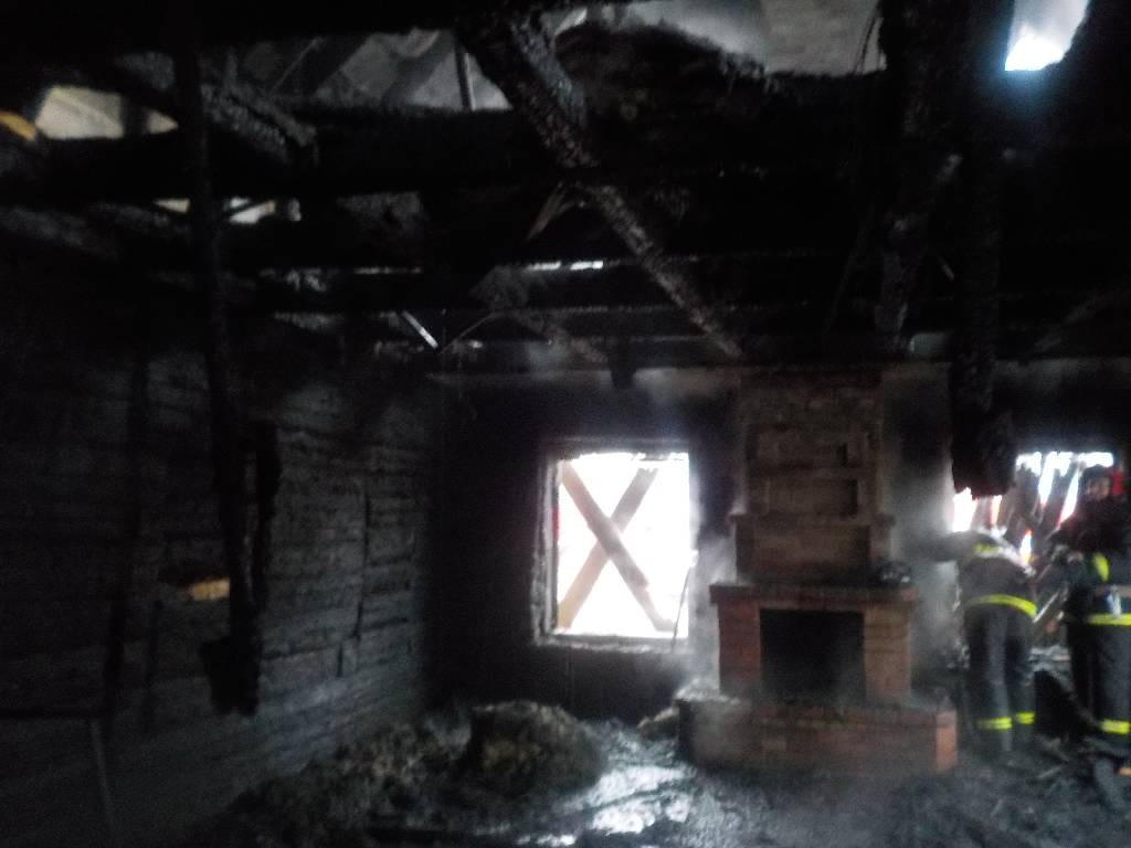 В 7 утра 26 января поступило сообщение от соседей о пожаре частного домовладения по адресу: Бобруйский район, Химовский сельсовет, деревня Думановщина.