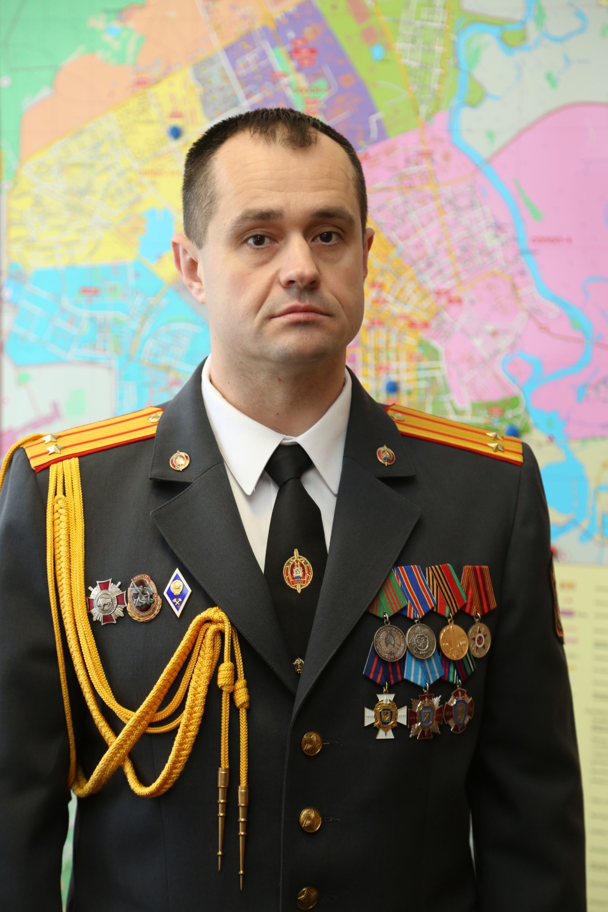 Начальник управления внутренних дел Бобруйского горисполкома Андрей Владимирович Говорако