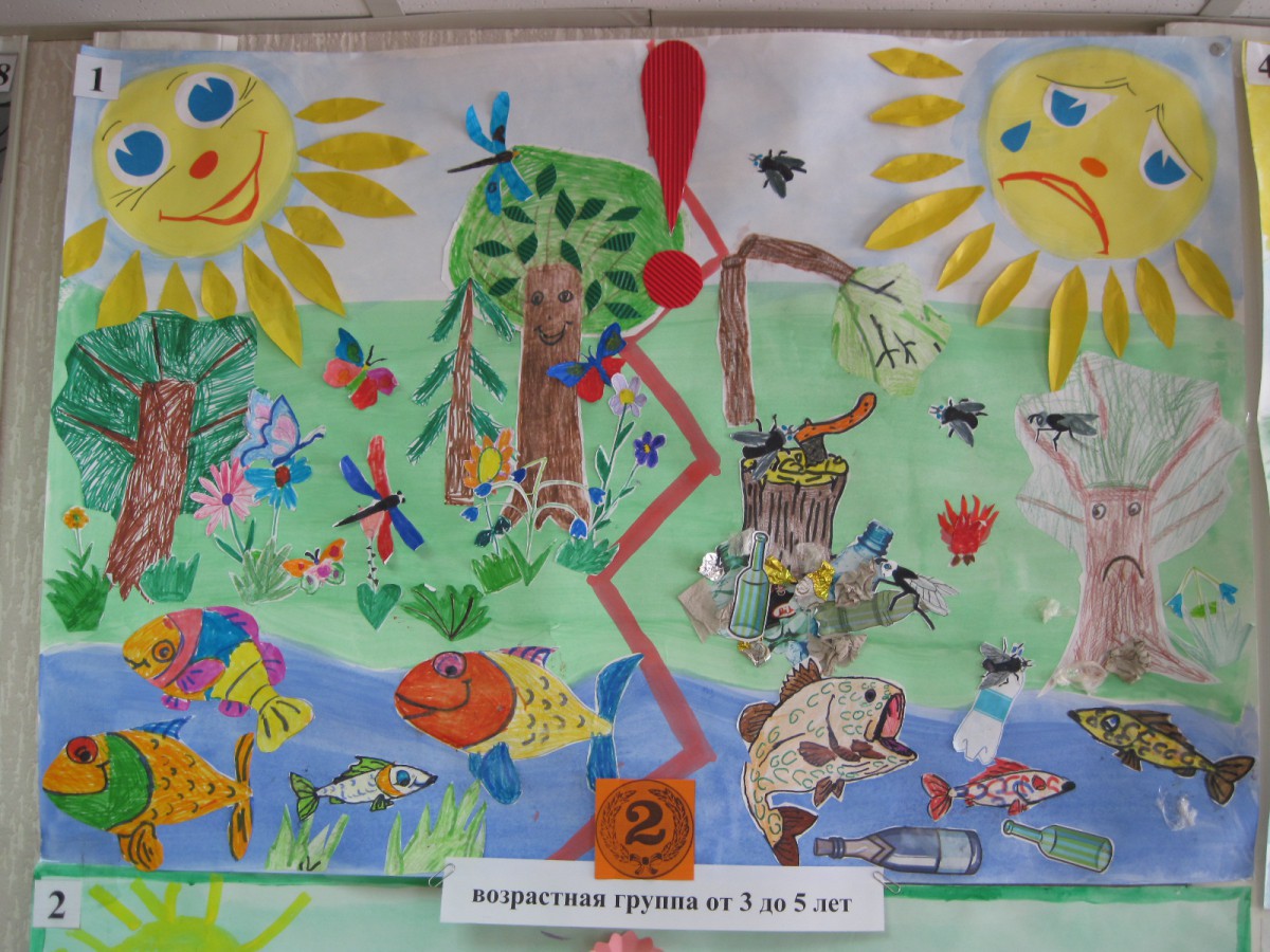 Определены лучшие работы конкурса на лучший детский рисунок на экологическую тематику