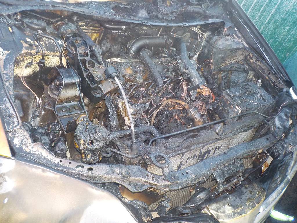 В Бобруйске сгорел автомобиль
