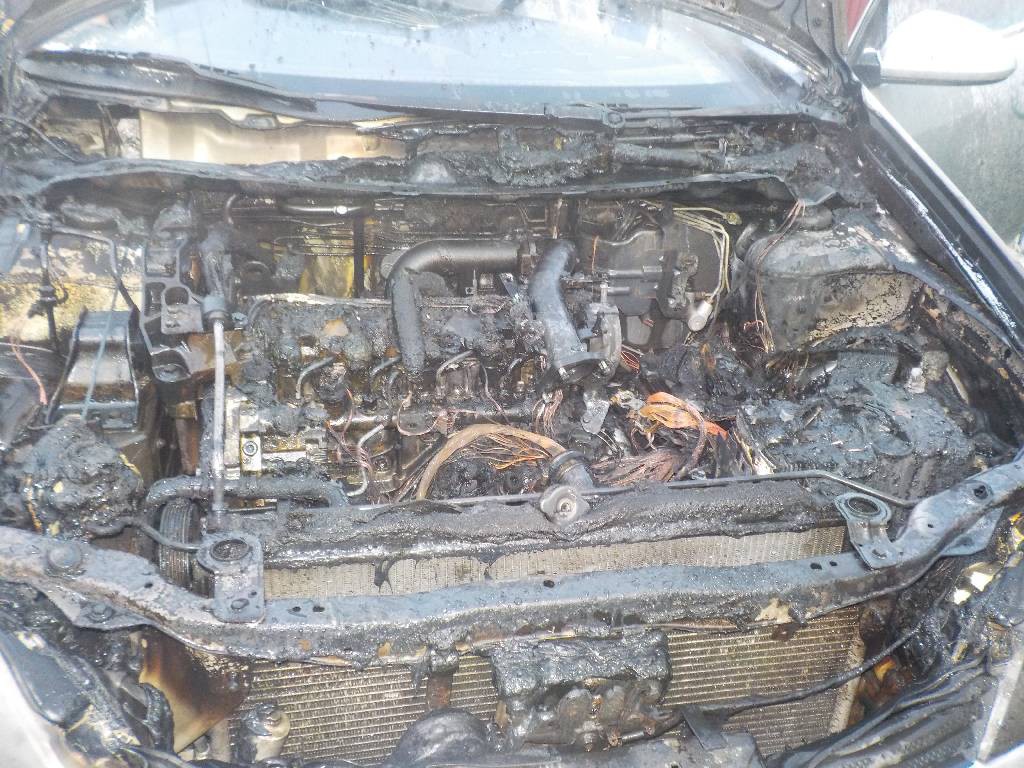 В Бобруйске сгорел автомобиль