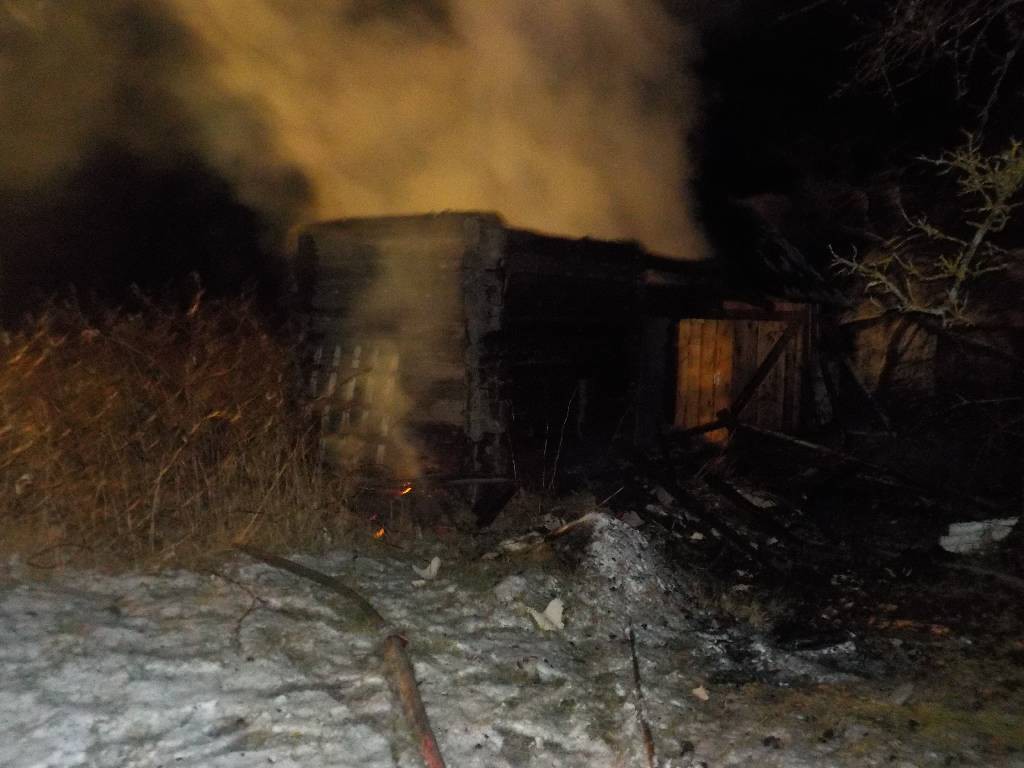 26 ноября 2018 года в 17-37 на пульт спасателям поступило сообщение о пожаре бани расположенной на территории частного домовладения в деревне Барсуки Бобруйского района.