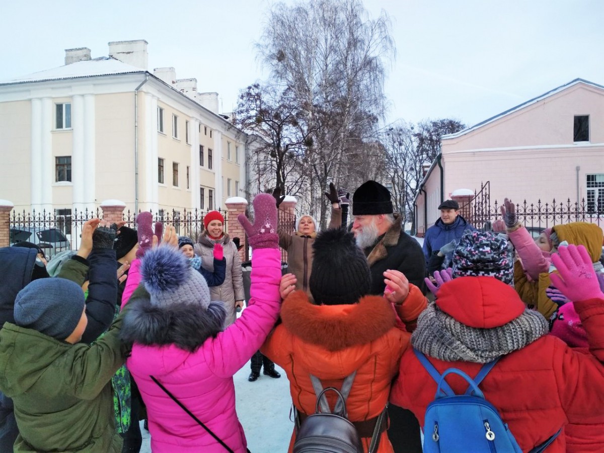 Рождественский городок в воскресной школе Рождественский городок в воскресной школе