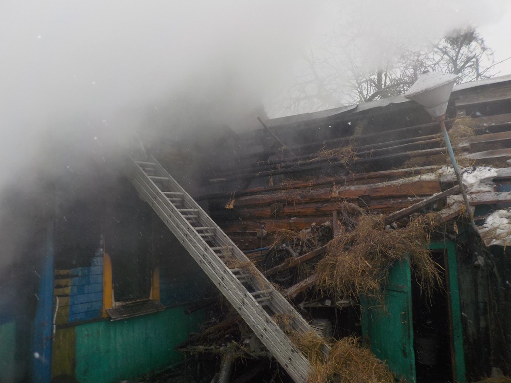 Субботним утром в агрогородке Телуша горел жилой дом