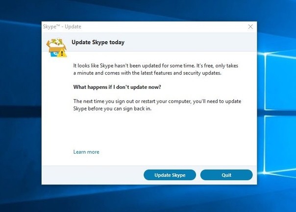 Skype Classic официально мертв Skype Classic официально мертв